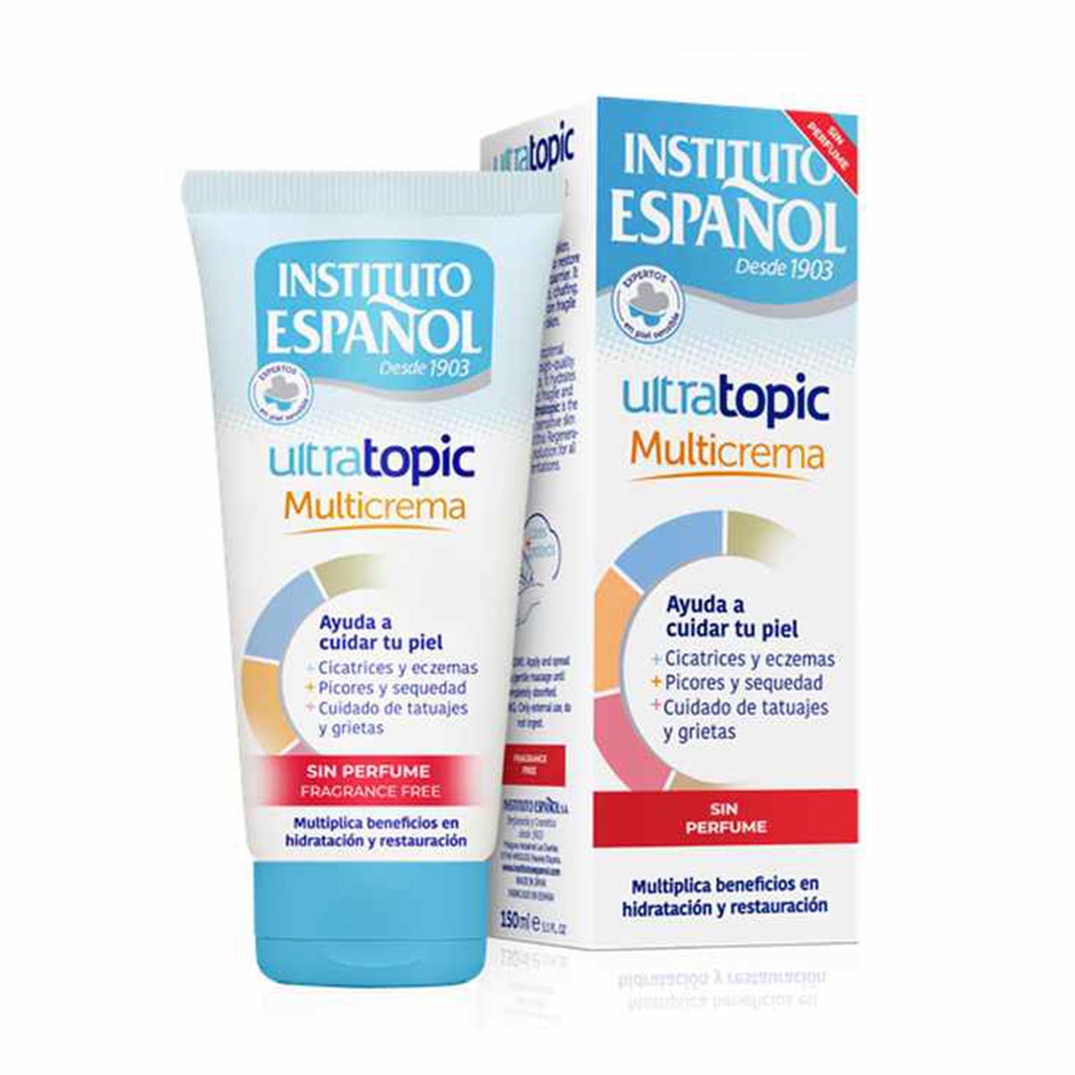 Instituto Español Ultratopic Multi-Crema Sin Perfume 150Ml